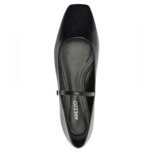 Arezzo Women's Black Mary Jane Flats
